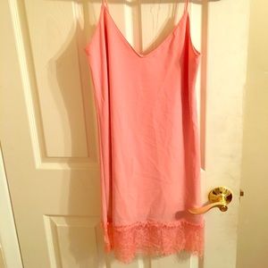 Pink Lace Dress