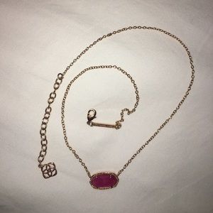 Kendra Scott Elisa custom rose gold and dark pink