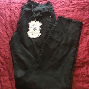 Blue rope denim jeans