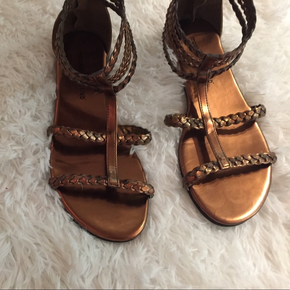 Bronze sandals