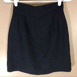 Navy skirt