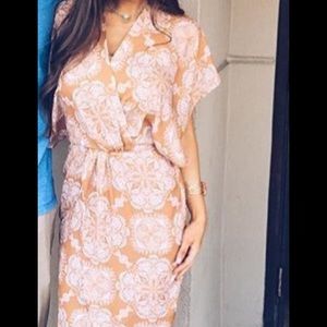 4th of July SALE!! Kimono Dress with leg slit