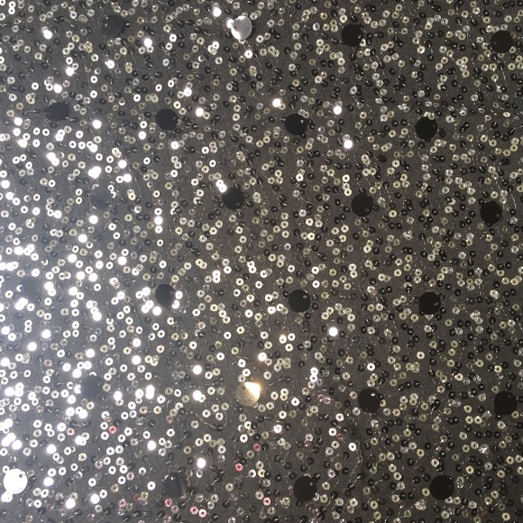 Black Shirt with Black and Metallic Sequins - Picture 5 of 5