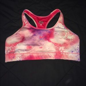 Nike large dri-fit sports bra NEW colorful pinks