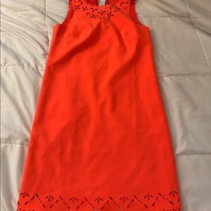 J crew later cut dress in orange 🍊