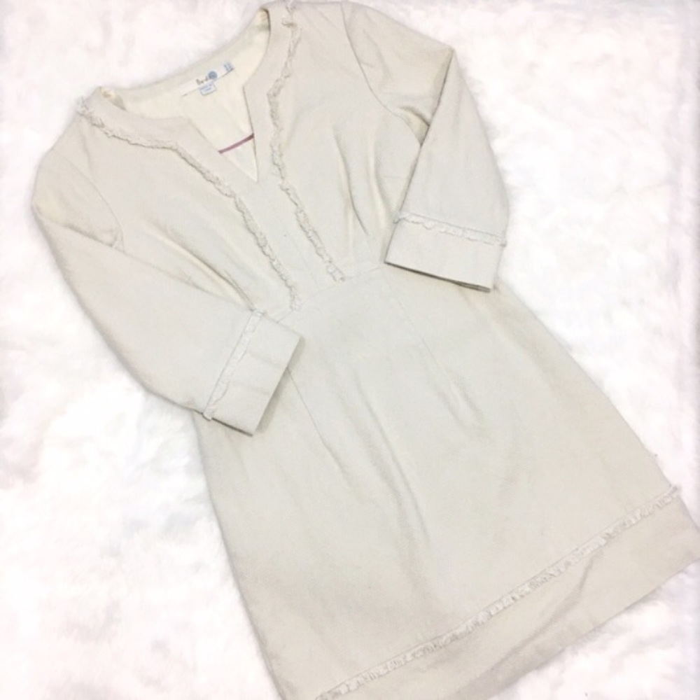 Boden cream dress 6P