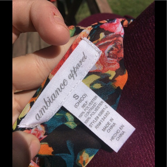 Floral tank top crop - Picture 3 of 3