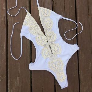 Brand New Crochet One Piece Swimsuit