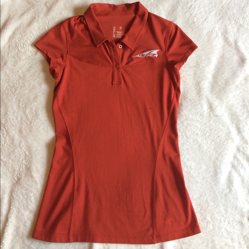 Arc'teryx Orange Fitted Polo