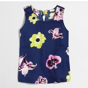 J. Crew Factory Printed Bowback Top 6.