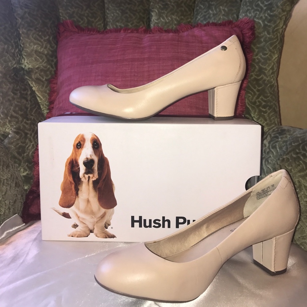 Brand New Nude Leather Pumps