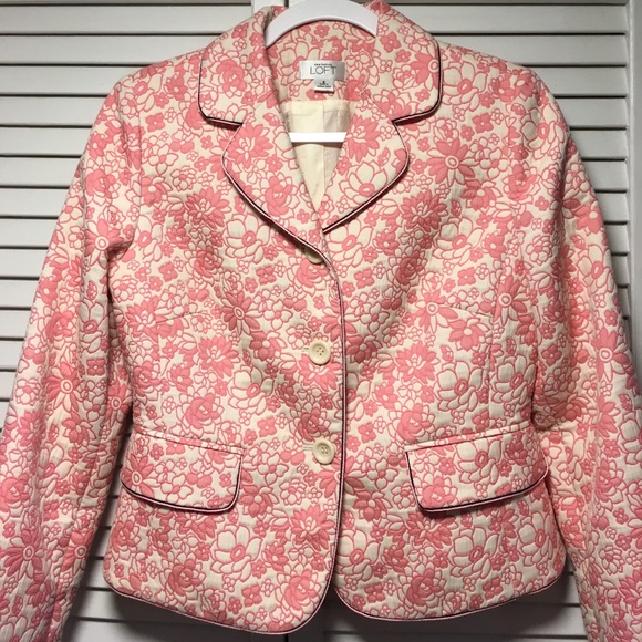 Ann Taylor LOFT Jackets & Blazers - Lovely Pink Ann Taylor LOFT Jacket Size 6