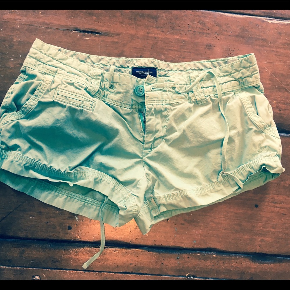 American eagle brand Teal colored shorts size 0