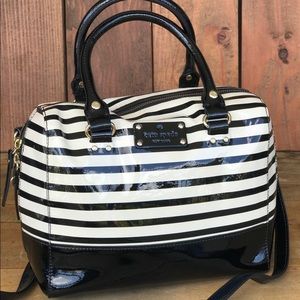 Kate Spade Patent Leather Striped Purse