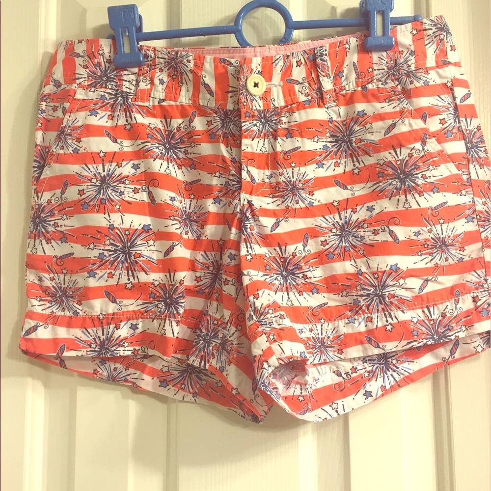 Lilly Pulitzer Callahan fireworks shorts