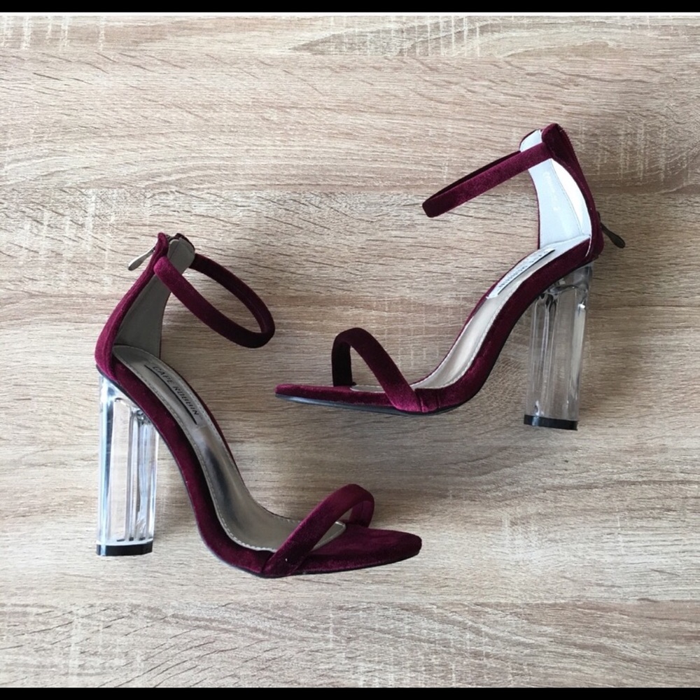 Red velvet sexy heels