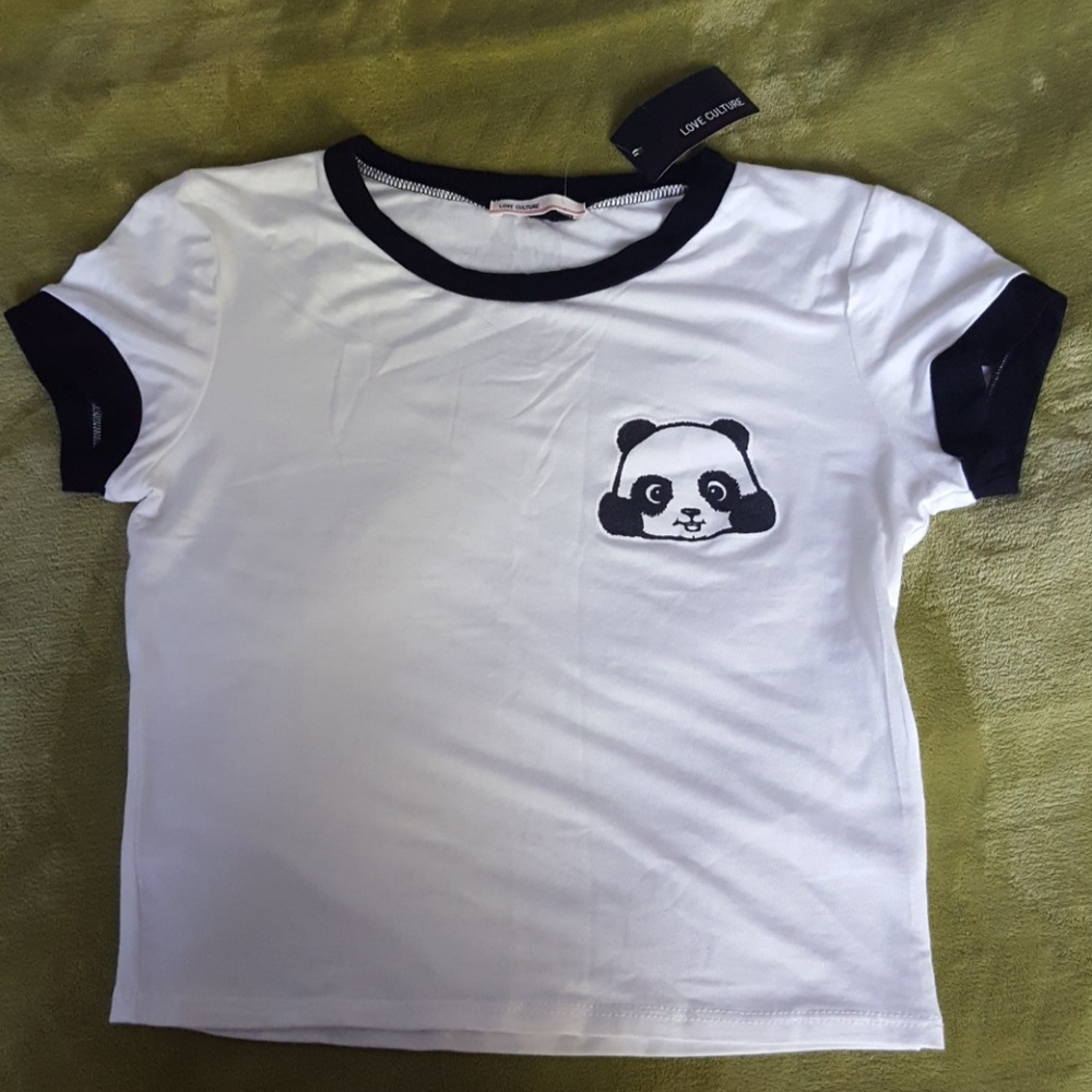 Panda Crop Top