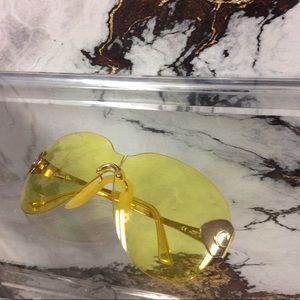 Christian Dior Yellow sunglasses
