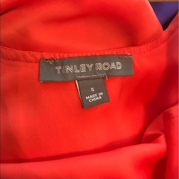 Tinley Road Piperlime Orange Purple Maxi Dress S - Picture 4 of 4