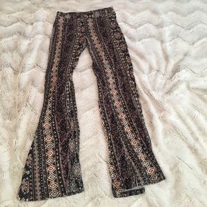 stretchy flare pants