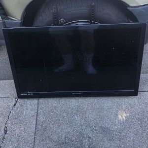 A 32 inch tv works fine