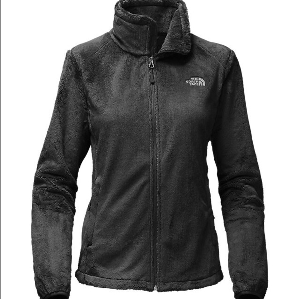 Black Northface soft fur Osito jacket coat