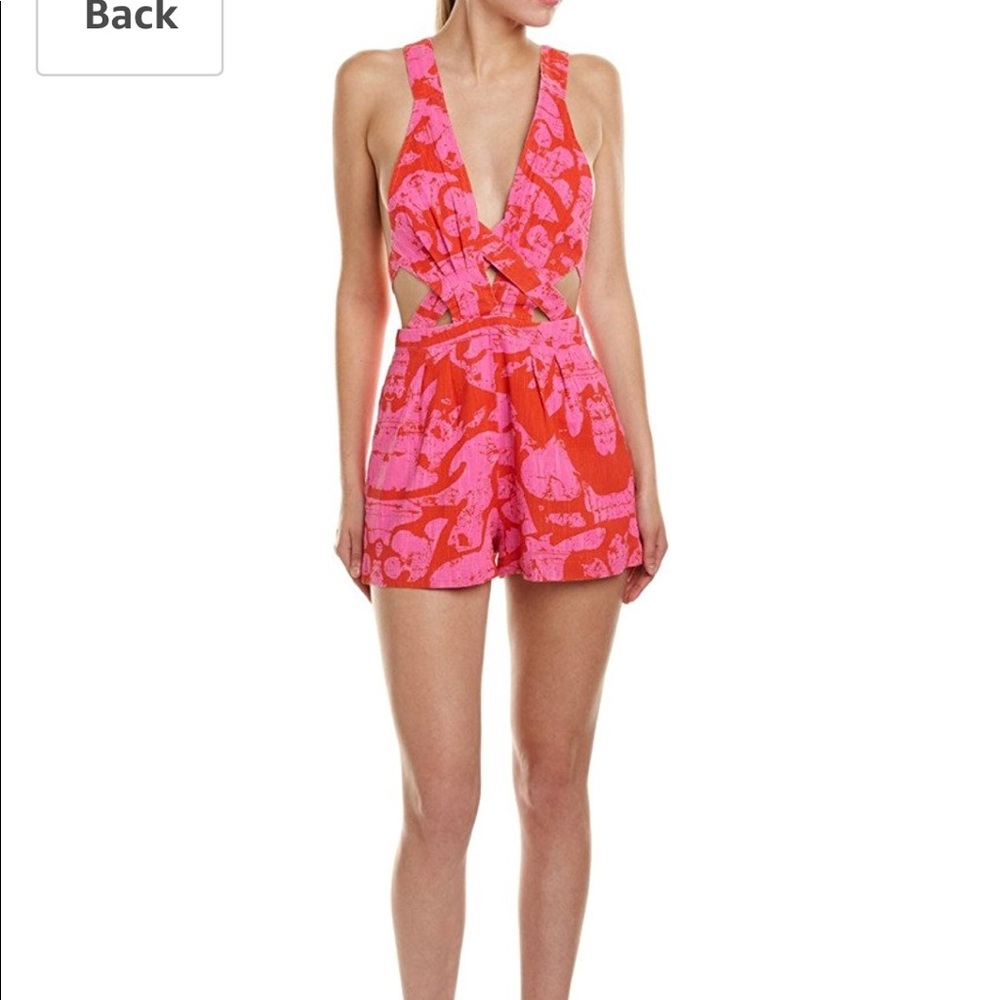 Free People Crisscross Romper - Picture 3 of 4