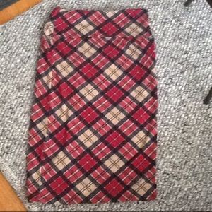 Women's plaid pencil skirt size M/L