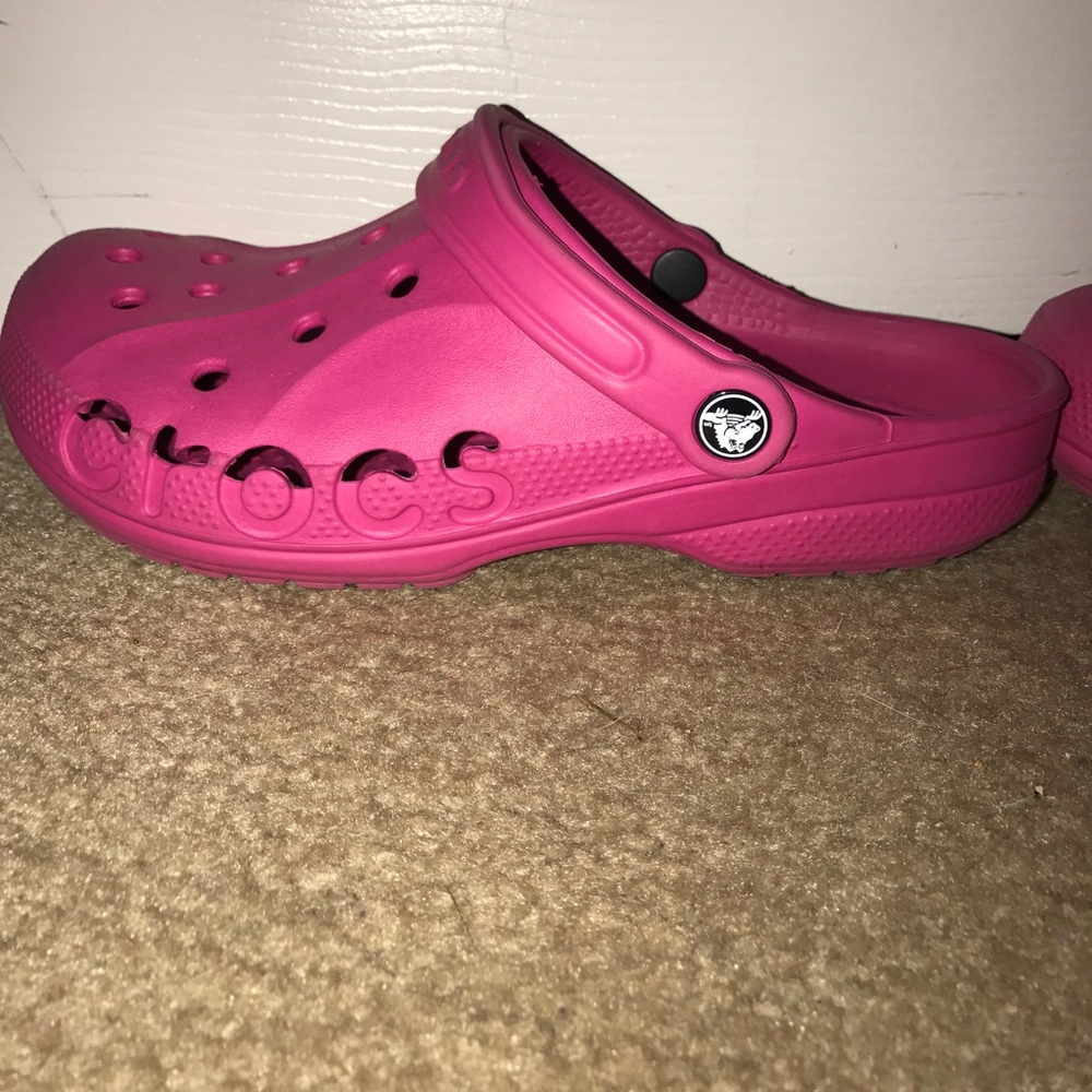 Pink crocs!