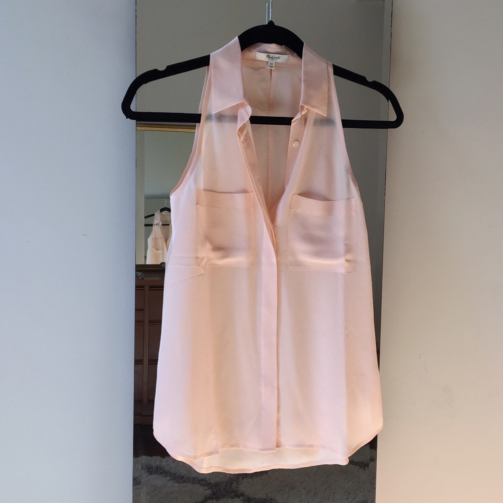 NWOT Madewell Silk Tank Top