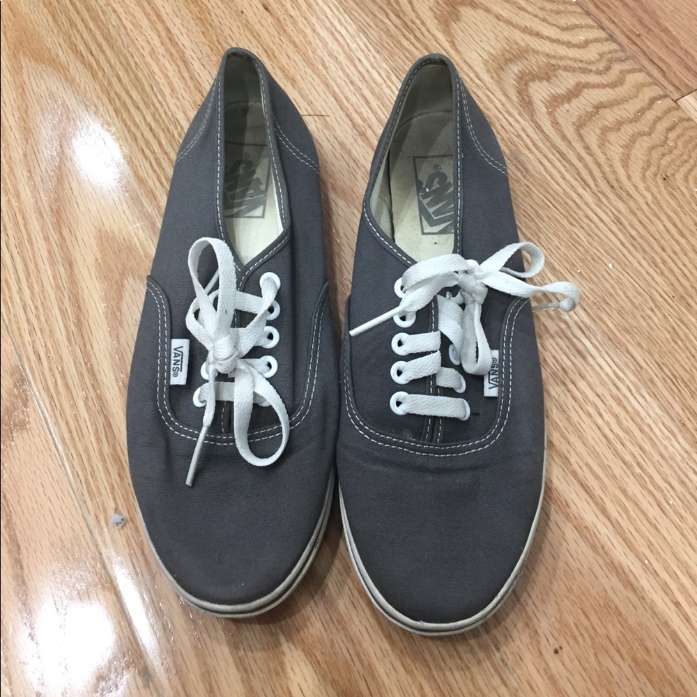 Grey Vans Size 8 Good Condition
