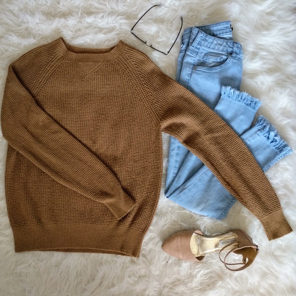 J. Crew Tan Sweater