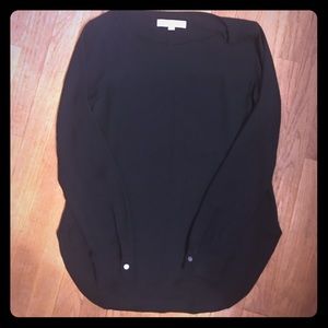 Classic black Ann Taylor Loft blouse - xs