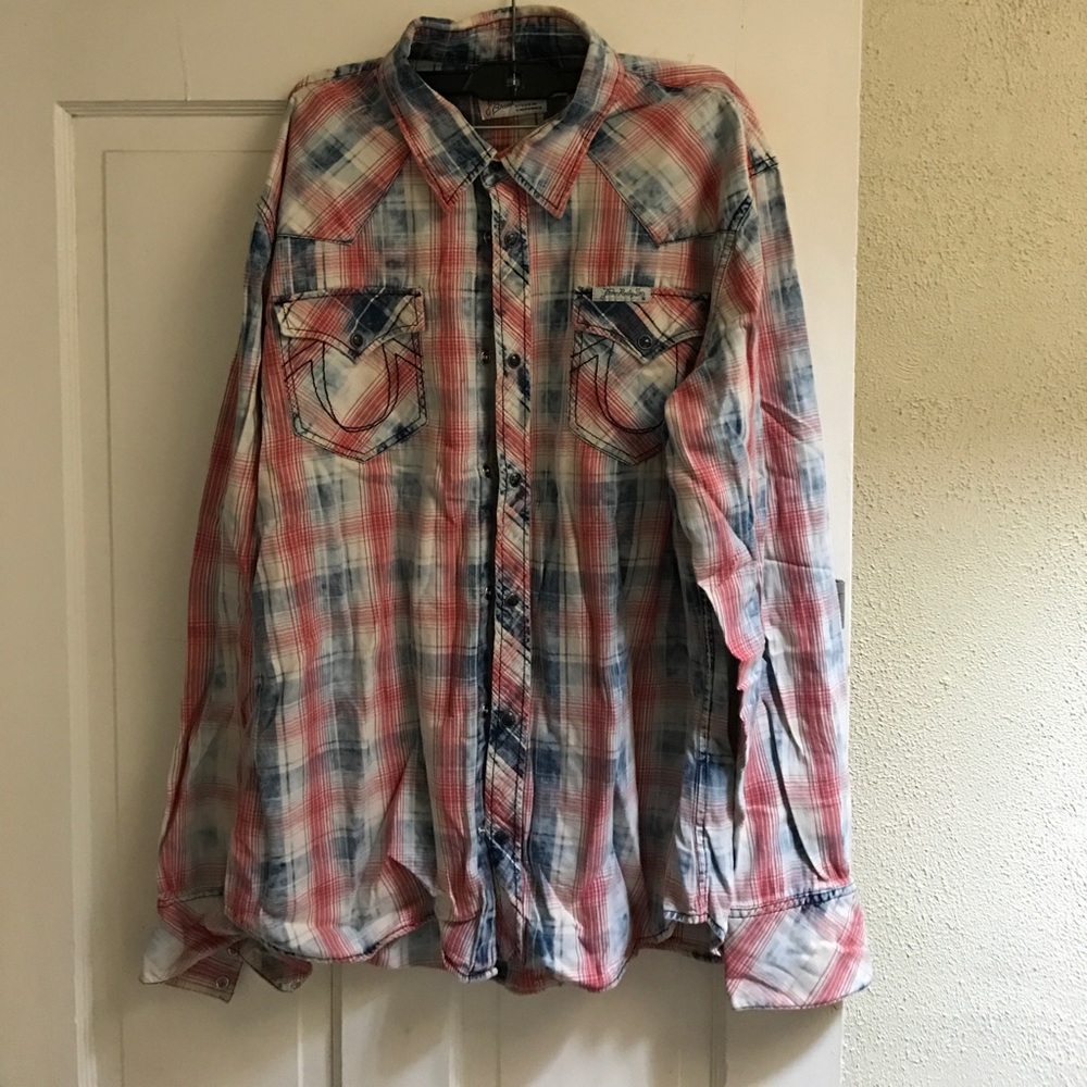 True Religion button down shirt
