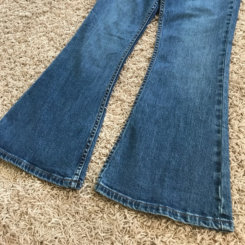 New Free People Crop Flare Jeans - Picture 4 of 6