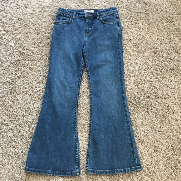 New Free People Crop Flare Jeans - Picture 3 of 6