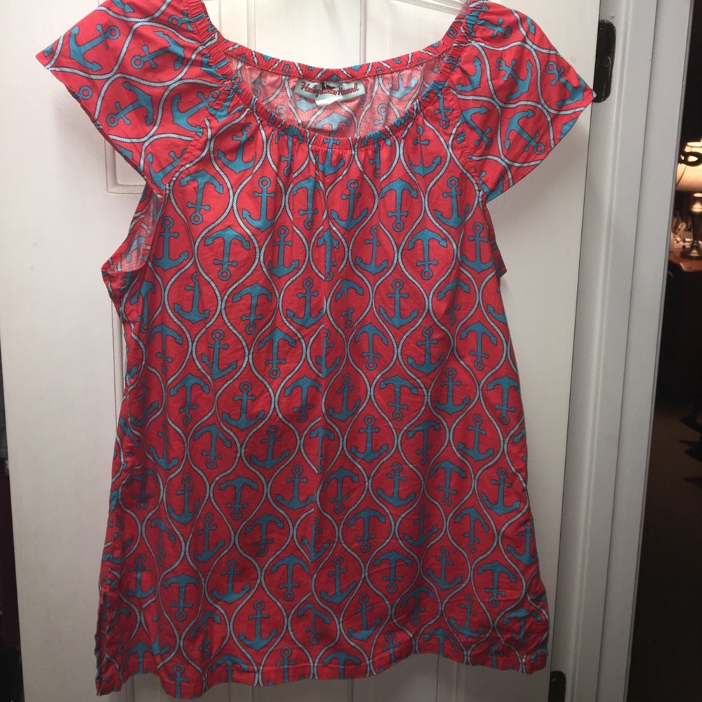 Haley and the Hound cap sleeve top
