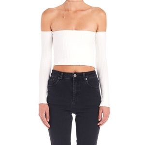 AYAI ARE YOU AM I MINKA LONG SLEEVE TOP SZ SMALL