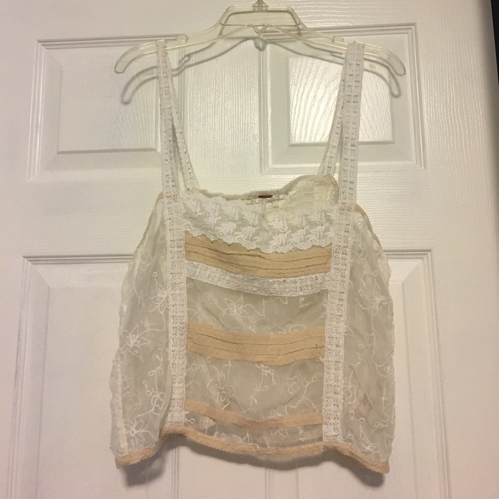 Free People Lace Top