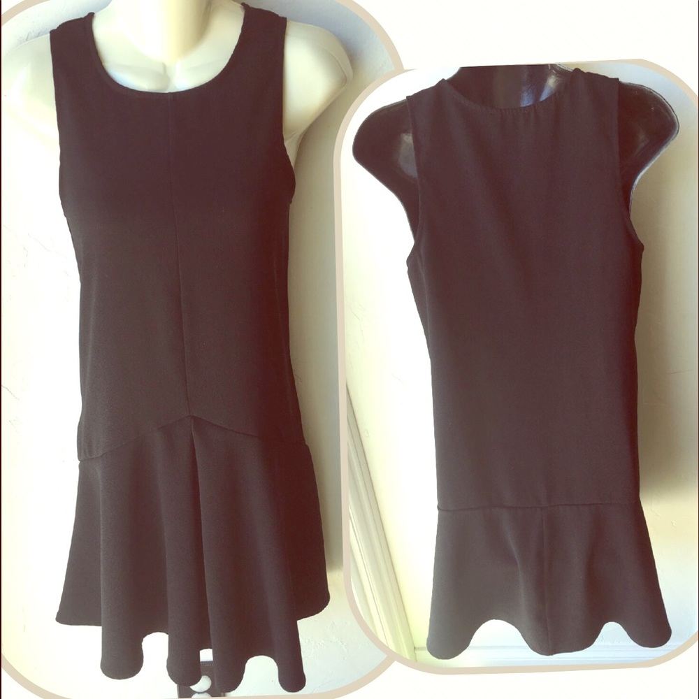 ANTHROPOLOGIE EVERLY MODCLOTH black dress EUC - Picture 1 of 6