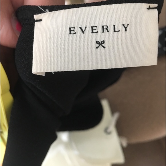 ANTHROPOLOGIE EVERLY MODCLOTH black dress EUC - Picture 2 of 6