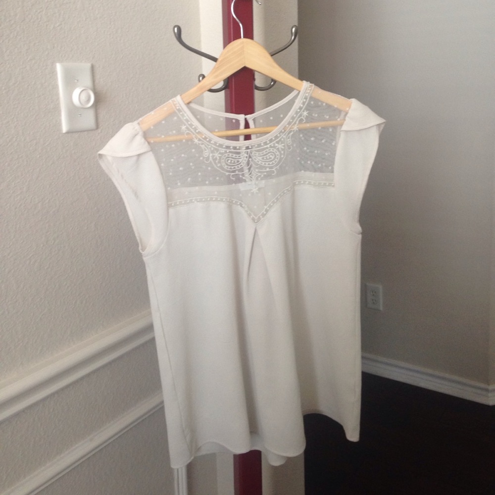 White Blouse with lace