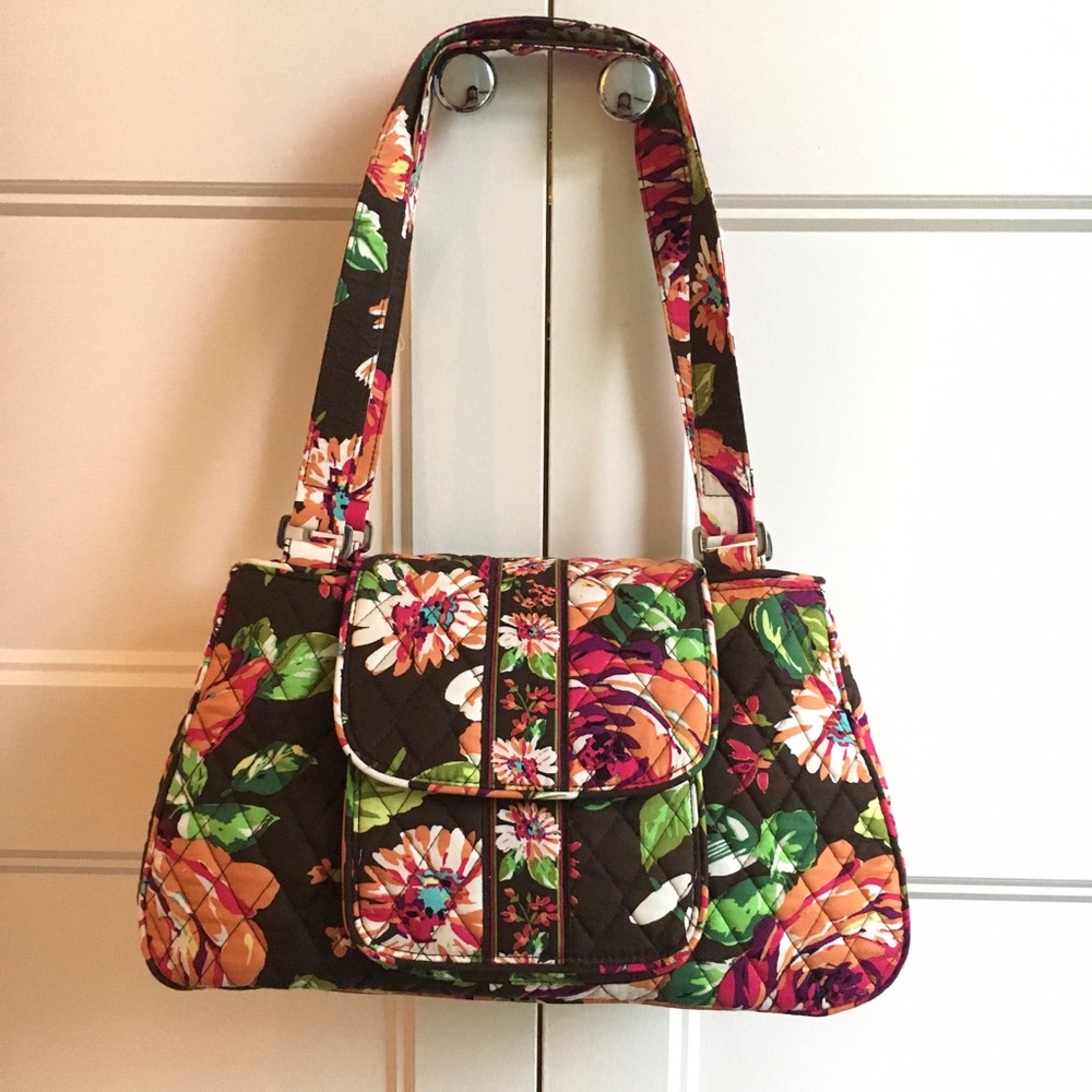 NWOT Vera Bradley Edie Satchel in English Rose