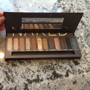 Urban decay naked palette used lightly no brush