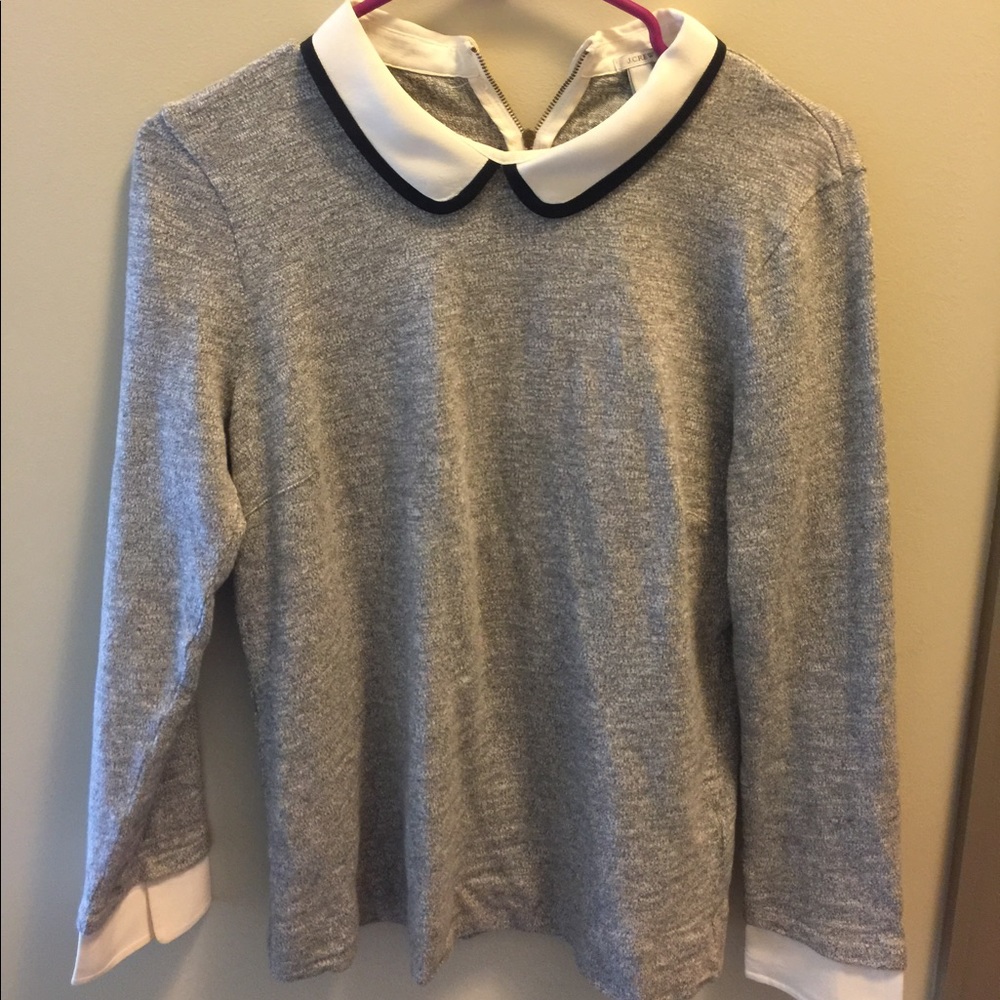 Jcrew business casual Madeleine collared top