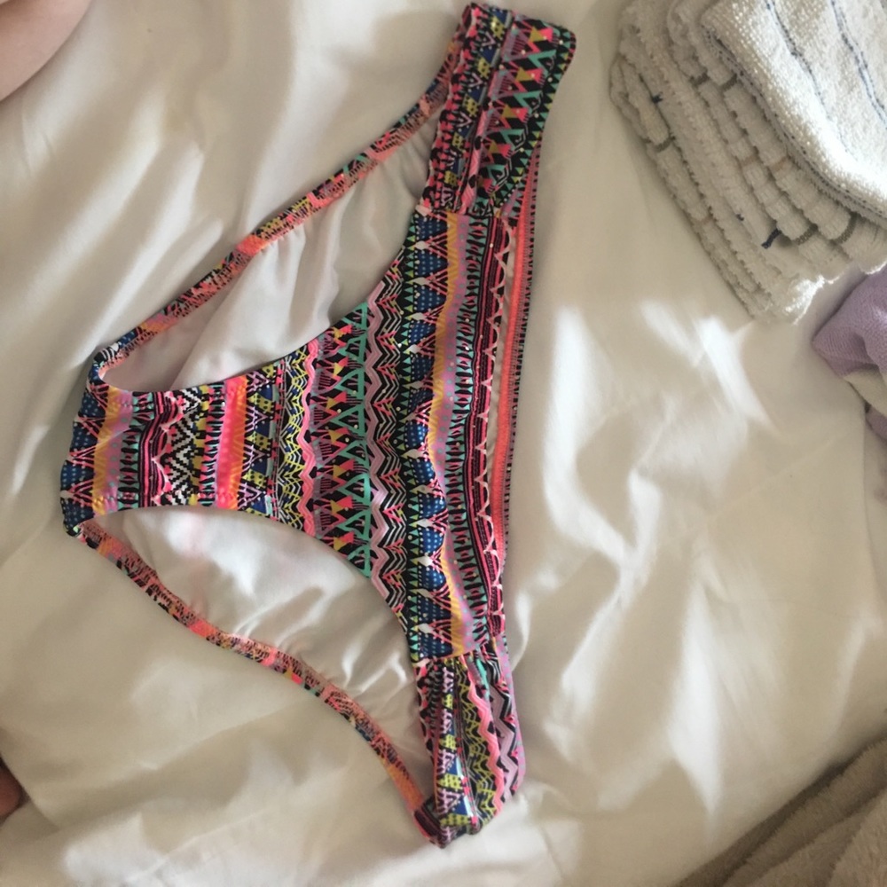 Victoria's Secret multi color bikini bottom