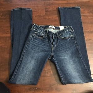 Hollister dark denim boot cut jeans