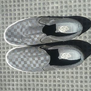 Checkered Slip On Vans MEN'S