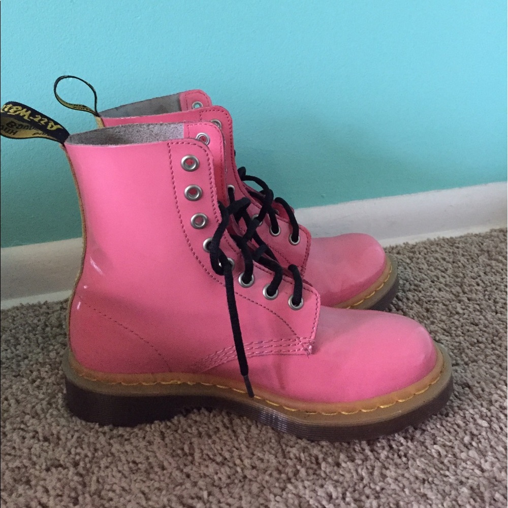 Pink Dr. Martens