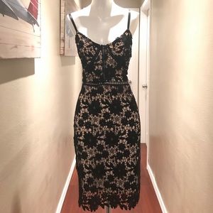 Forever 21 Black Crochet Dress for love and lemons